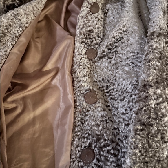 Alpine Studio Size Large Cozy brown Faux Fur Women's Coat early 2000s/90s - Picture 4 of 16